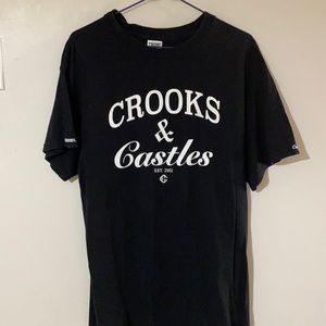 Crooks and castles t shirt